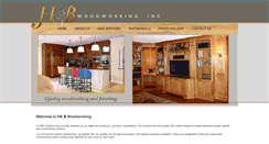 Desktop Screenshot of hbwoodworking.com