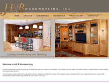 Tablet Screenshot of hbwoodworking.com